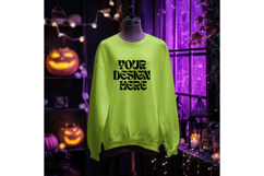 Halloween Sweatshirt Mockups Blank Neon Scary Oversize_29 Product Image 1