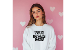 White T-shirt Mockups Bella and Canvas Top View Mockups_59 Product Image 1