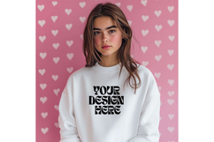 White T-shirt Mockups Bella and Canvas Top View Mockups_60 Product Image 1