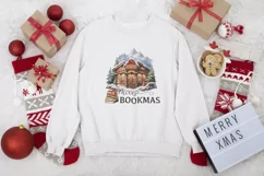 Merry Bookmas Christmas Village Bookstore, Instant Download Product Image 9