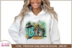 Boo sublimation png, Halloween sublimation, broom png Product Image 1