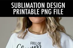 Full Of Christ Moose Cheer | PNG Design for Sublimation, DTF Product Image 8