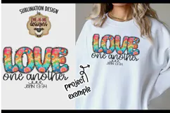 Love One Another | PNG Design For Shirts Totes and More Product Image 1