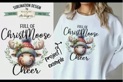Full Of Christ Moose Cheer | PNG Design for Sublimation, DTF Product Image 6