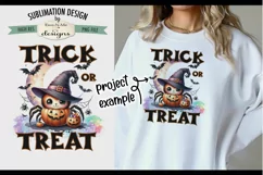 Cute Halloween Spider with Bats | Trick or Treat PNG Design Product Image 5