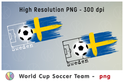 Sweden National Soccer Team Flag. World Cup 2026 Product Image 1
