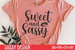 Sweet and sassy SVG Product Image 1