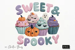 Sweet & Spooky PNG | Halloween PNG Product Image 1