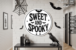 Halloween Round Sign SVG Bundle | Halloween Sign Cut Files Product Image 5