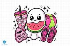 Sweet and Spooky Summer PNG,Halloween Sublimation Product Image 1