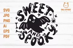 Sweet and Spooky SVG Cut File