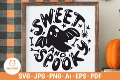 Sweet and Spooky SVG Cut File for Halloween Decor