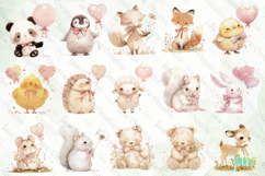 Sweet Animal Sublimation Bundle Clipart Product Image 6