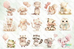 Sweet Animal Sublimation Bundle Clipart Product Image 5