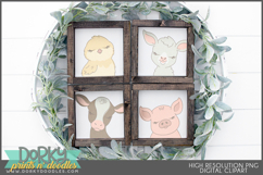 Farm Love Clipart Bundle Product Image 16