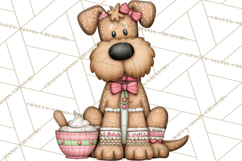 Gingerbread Bakery Clip Art, Sweet Cookie House PNG Product Image 3
