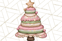 Gingerbread Bakery Clip Art, Sweet Cookie House PNG Product Image 5