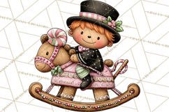 Gingerbread Bakery Clip Art, Sweet Cookie House PNG Product Image 5