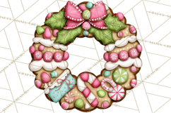 Gingerbread Bakery Clip Art, Sweet Cookie House PNG Product Image 5