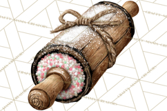 Gingerbread Bakery Clip Art, Sweet Cookie House PNG Product Image 2