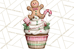 Gingerbread Bakery Clip Art, Sweet Cookie House PNG Product Image 3