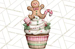 Gingerbread Bakery Clip Art, Sweet Cookie House PNG Product Image 3