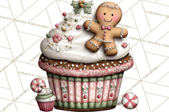 Gingerbread Bakery Clip Art, Sweet Cookie House PNG Product Image 4
