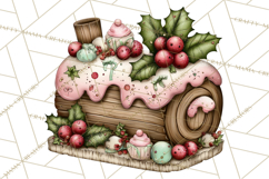 Gingerbread Bakery Clip Art, Sweet Cookie House PNG Product Image 4