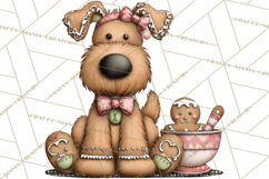 Gingerbread Bakery Clip Art, Sweet Cookie House PNG Product Image 5