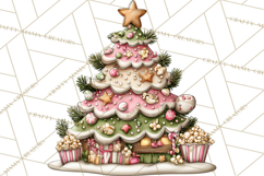 Gingerbread Bakery Clip Art, Sweet Cookie House PNG Product Image 3