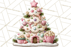 Gingerbread Bakery Clip Art, Sweet Cookie House PNG Product Image 4