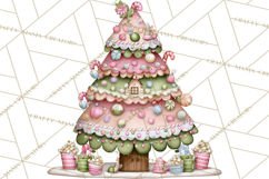 Gingerbread Bakery Clip Art, Sweet Cookie House PNG Product Image 5