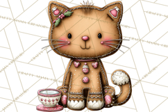 Gingerbread Bakery Clip Art, Sweet Cookie House PNG Product Image 5