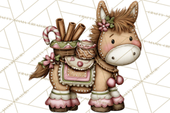 Gingerbread Bakery Clip Art, Sweet Cookie House PNG Product Image 3