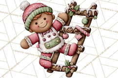 Gingerbread Bakery Clip Art, Sweet Cookie House PNG Product Image 4