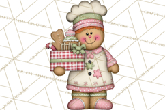 Gingerbread Bakery Clip Art, Sweet Cookie House PNG Product Image 4