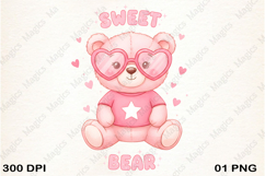 SWEET BEAR Clipart PNG Product Image 1