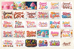 Kitchen quotes cutting board bundle Sweet chopping board PNG Product Image 3