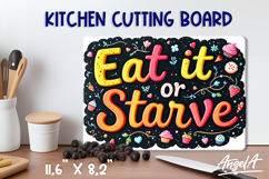 Kitchen quotes cutting board bundle Sweet chopping board PNG Product Image 13