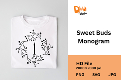 Sweet Buds Monogram Product Image 1