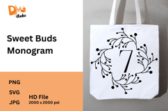 Sweet Buds Monogram Product Image 1