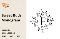 Sweet Buds Monogram Product Image 1