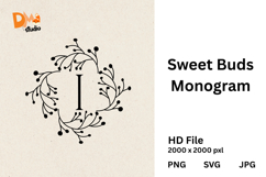 Sweet Buds Monogram Product Image 1