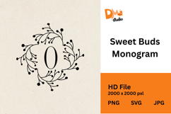 Sweet Buds Monogram Product Image 1