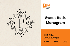 Sweet Buds Monogram Product Image 1