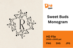 Sweet Buds Monogram Product Image 1