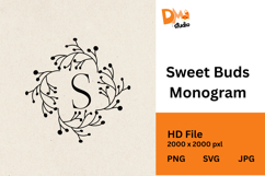 Sweet Buds Monogram Product Image 1