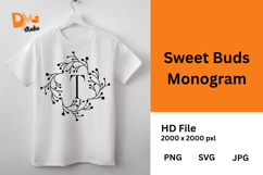 Sweet Buds Monogram Product Image 1