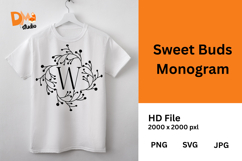 Sweet Buds Monogram Product Image 1