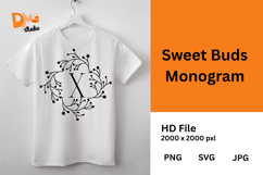 Sweet Buds Monogram Product Image 1